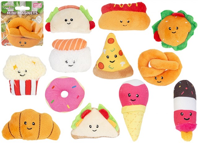 SOFTLINGS FOODIES Mini Peluche con Magnete 7cm c/backcard 12ass…x24…x144
